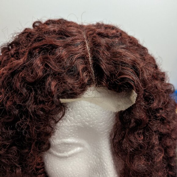 Human Hair Bend curly wig - Picture 2 of 5